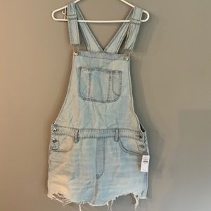 Denim Overall skirt
